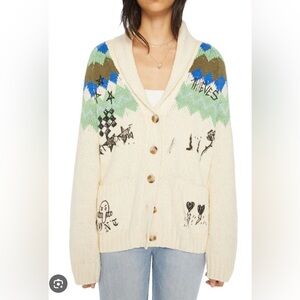 MOTHER the shawl graffiti country cardigan